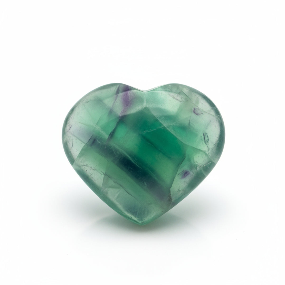 Green Fluorite 1PC Small 7x7 MM Heart Cabochon Green Fine semi Precious Gems