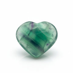 Green Fluorite 1PC Small 7x7 MM Heart Cabochon Green Fine semi Precious Gems