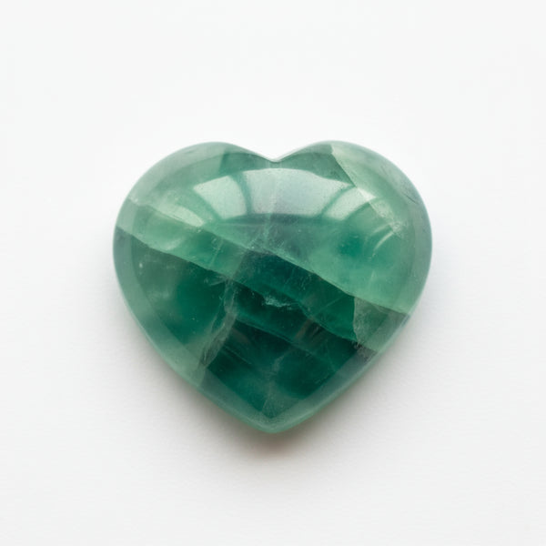 Green Fluorite 1PC Small 7x7 MM Heart Cabochon Green Fine semi Precious Gems