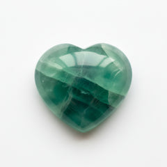Green Fluorite 1PC Small 7x7 MM Heart Cabochon Green Fine semi Precious Gems