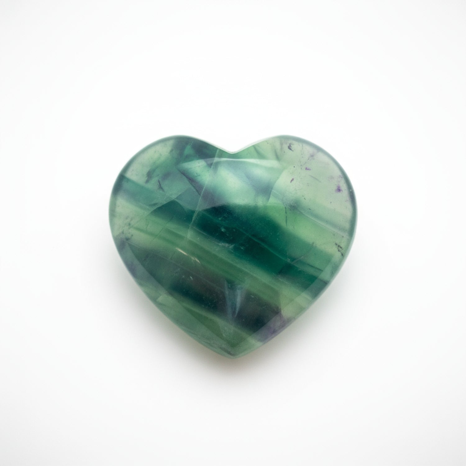 Green Fluorite 1PC Medium 9x9 MM Heart Cabochon Green Natural semi Precious Loose Gemstone