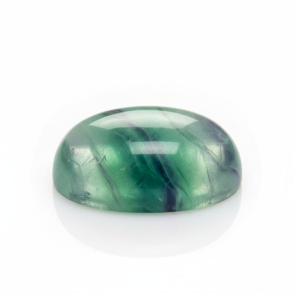 Green Fluorite 1PC Small 6x9 MM Oval Cabochon Green Superior semi Precious Loose Gemstone