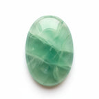 Green Fluorite 1PC Large 9x11 MM Oval Cabochon Green Sparkling semi Precious Gems
