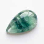 Green Fluorite 1PC Small 6x9 MM Pear Cabochon Green Polished semi Precious Loose Gems