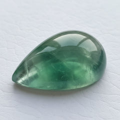 Green Fluorite 1PC Small 6x9 MM Pear Cabochon Green Polished semi Precious Loose Gems