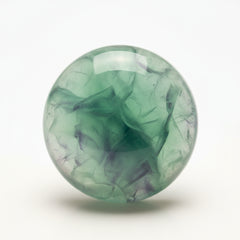 Green Fluorite 1PC Large 11x11 MM Round Cabochon Green Genuine semi Precious Loose Gemstones