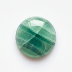 Green Fluorite 1PC Small 8x8 MM Round Cabochon Green Fine semi Precious Gems