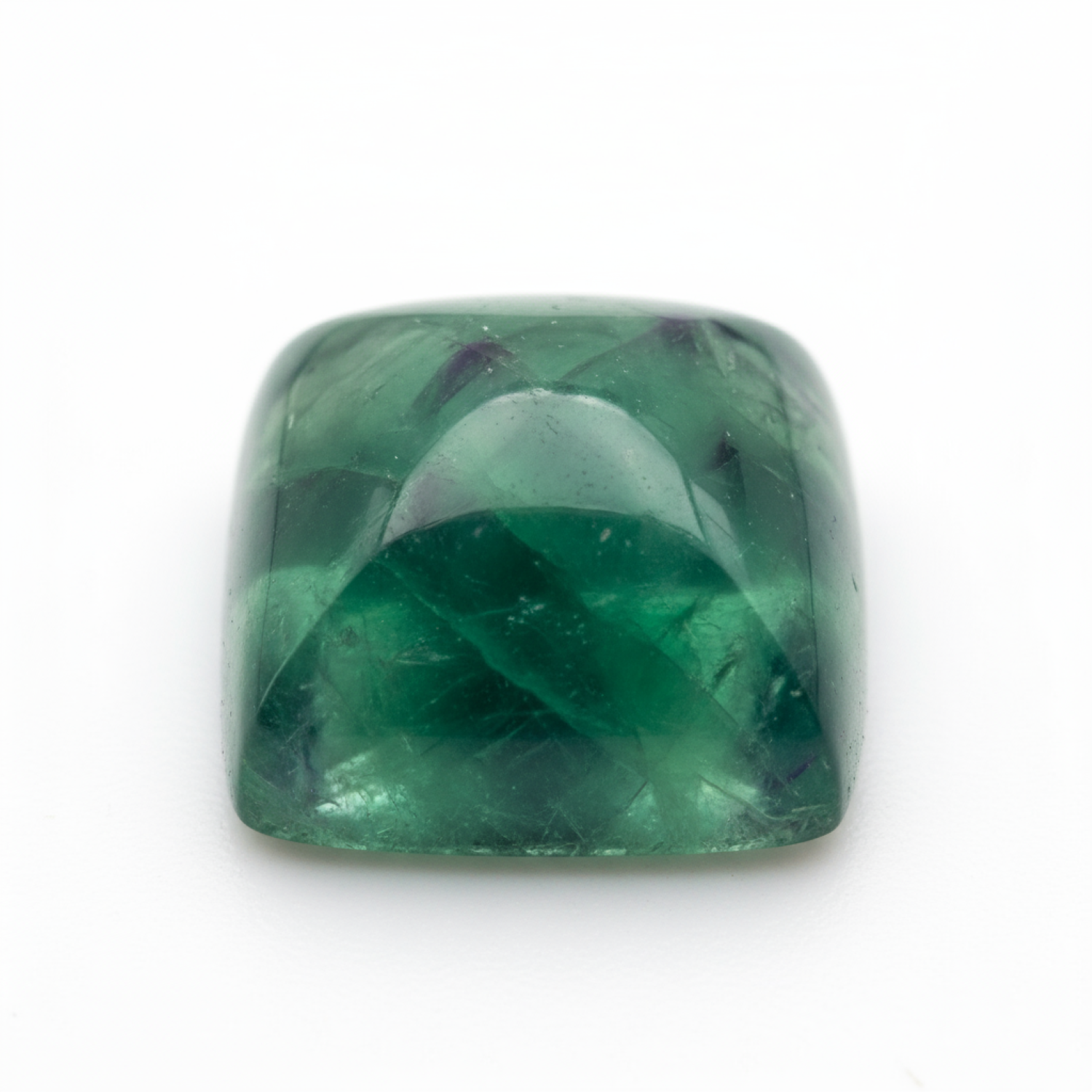 Green Fluorite 1PC Large 11x11 MM Square Cabochon Green Fine semi Precious Loose Gemstone Secondary image