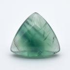 Green Fluorite 1PC Large 10x10 MM Triangle Cabochon Green Sparkling semi Precious Semi Precious Gemstone