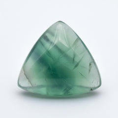 Green Fluorite 1PC Large 10x10 MM Triangle Cabochon Green Sparkling semi Precious Semi Precious Gemstone