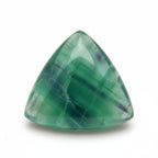 Green Fluorite 1PC Small 8x8 MM Triangle Cabochon Green Fiery semi Precious Loose Gemstone