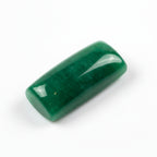 Green Jade 1PC Small 5x10 MM Baguette Cabochon Green Splendid semi Precious Semi Precious Gemstone