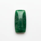 Green Jade 1PC Small 5x10 MM Baguette Cabochon Green Splendid semi Precious Semi Precious Gemstone