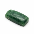 Green Jade 1PC Small 6x12 MM Baguette Cabochon Green Luster semi Precious Precious Gemstone