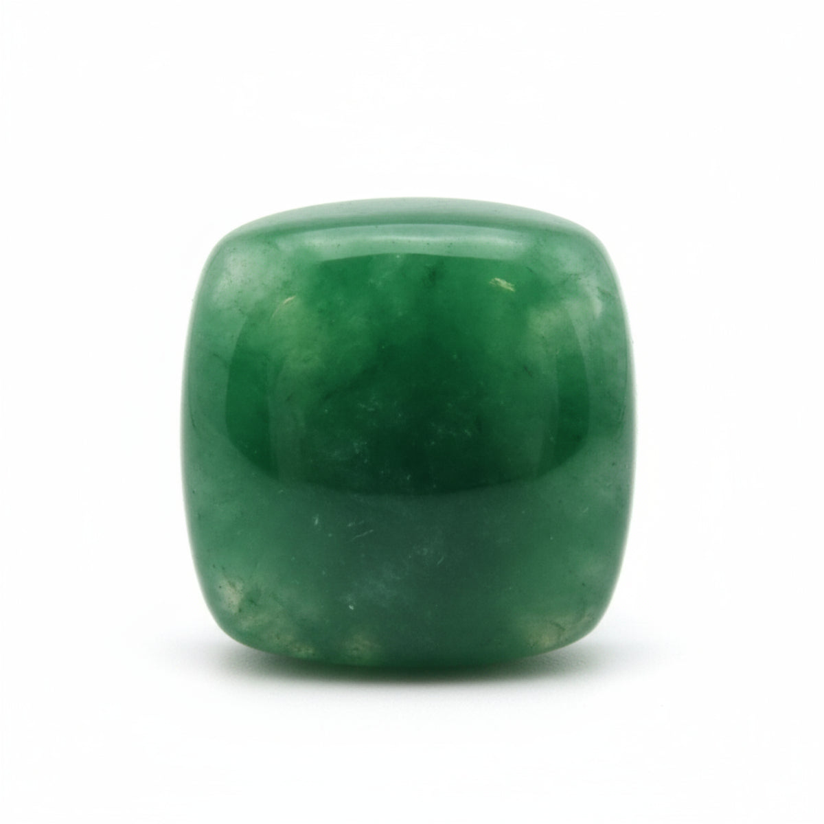 Green Jade 1PC Small 7x7 MM Cushion Cabochon Green Splendid semi Precious Semi Precious Gemstone