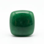 Green Jade 1PC Small 8x8 MM Cushion Cabochon Green Luster semi Precious Precious Gemstone