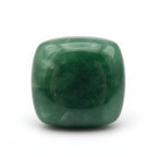 Green Jade 1PC Medium 9x9 MM Cushion Cabochon Green Lustrous semi Precious Gems