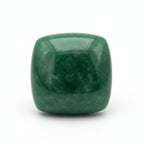 Green Jade 1PC Medium 9x9 MM Cushion Cabochon Green Lustrous semi Precious Gems