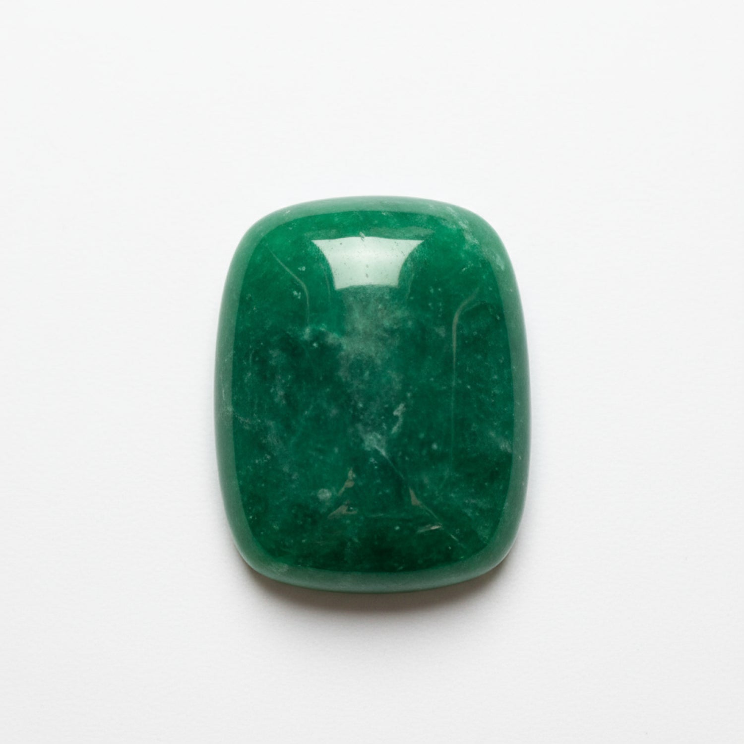Green Jade 1PC Small 6x8 MM Emerald Cabochon Green Superior semi Precious Semi Precious Gemstone