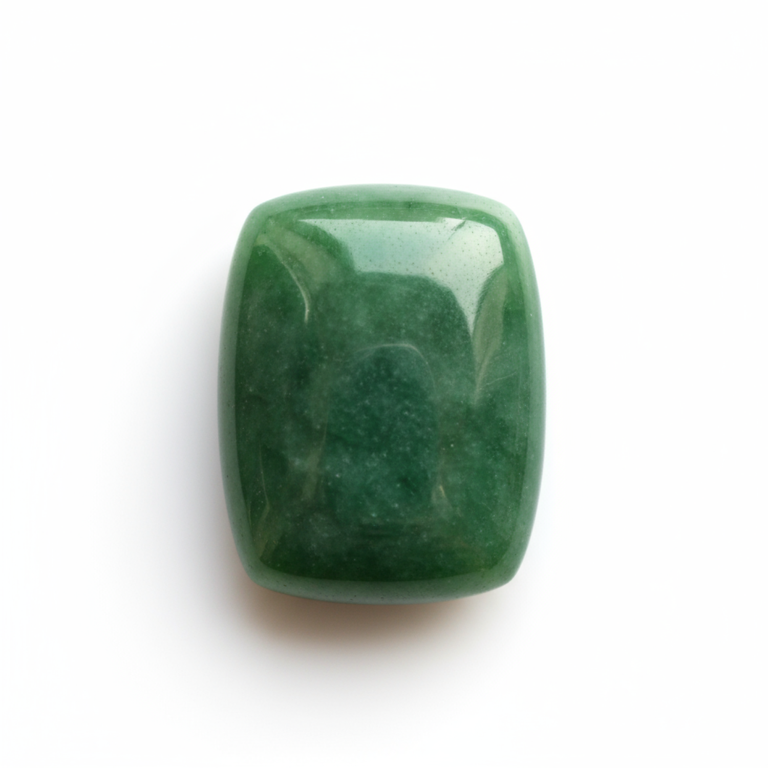 Green Jade 1PC Medium 8x10 MM Emerald Cabochon Green Sparkling semi Precious Loose Gemstone Huvudsaklig produktbild