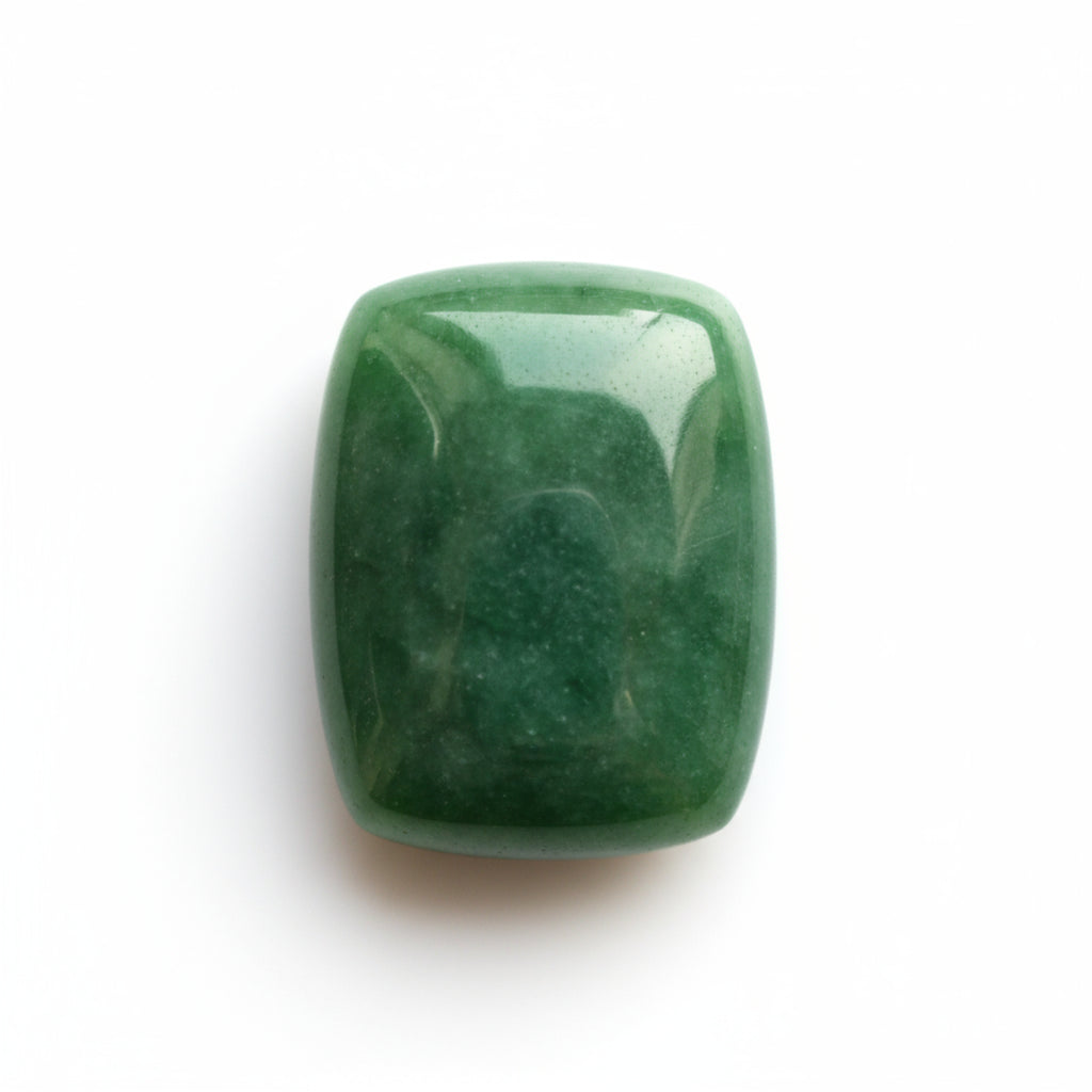 Green Jade 1PC Medium 8x10 MM Emerald Cabochon Green Sparkling semi Precious Loose Gemstone