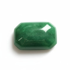Green Jade 1PC Medium 8x10 MM Emerald Cabochon Green Sparkling semi Precious Loose Gemstone