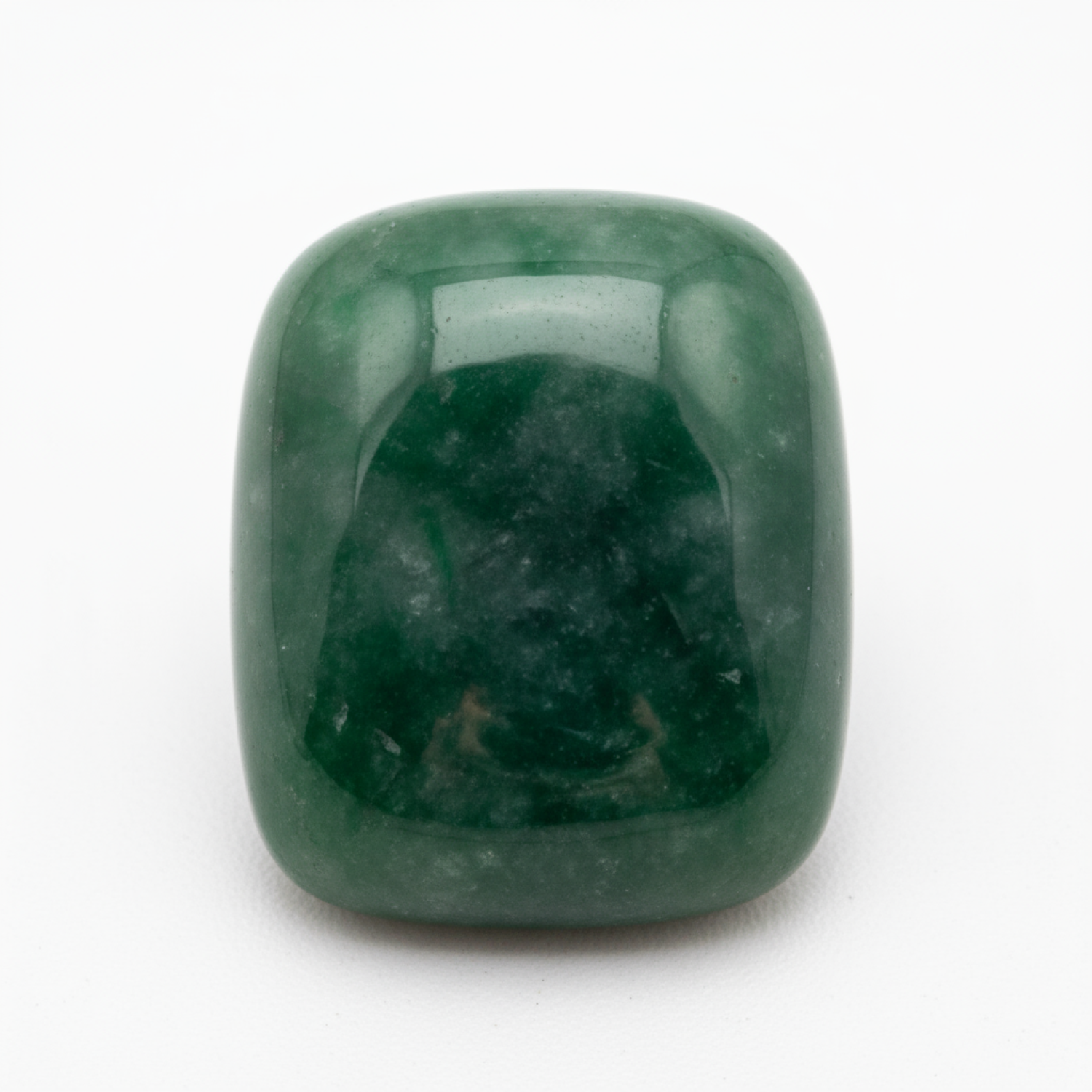 Green Jade 1PC Large 9x11 MM Emerald Cabochon Green Polished semi Precious Loose Gemstones Secondary image