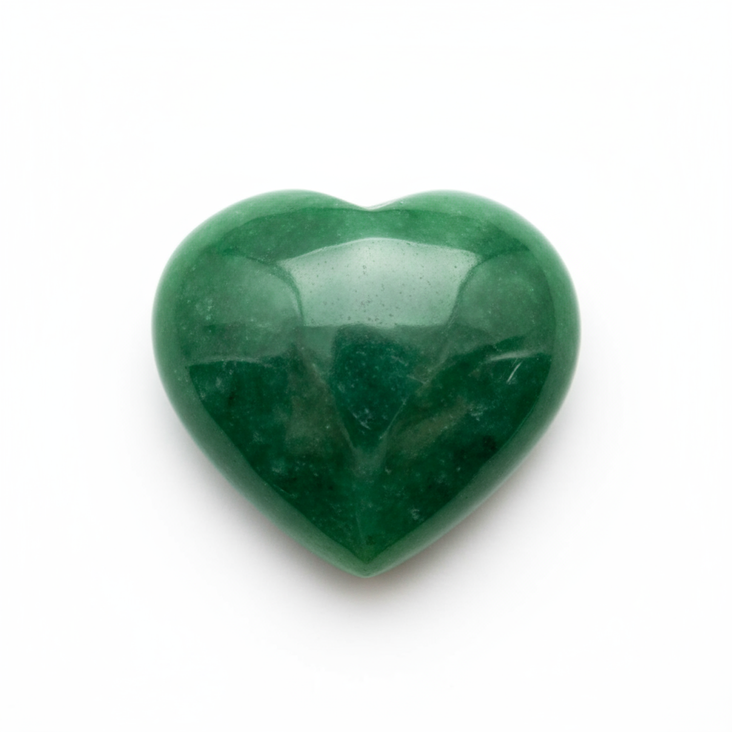 Green Jade 1PC Small 7x7 MM Heart Cabochon Green Pure semi Precious Precious Gemstone Immagine principale del prodotto