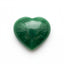 Green Jade 1PC Small 7x7 MM Heart Cabochon Green Pure semi Precious Precious Gemstone