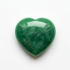Green Jade 1PC Small 8x8 MM Heart Cabochon Green Fiery semi Precious Gems