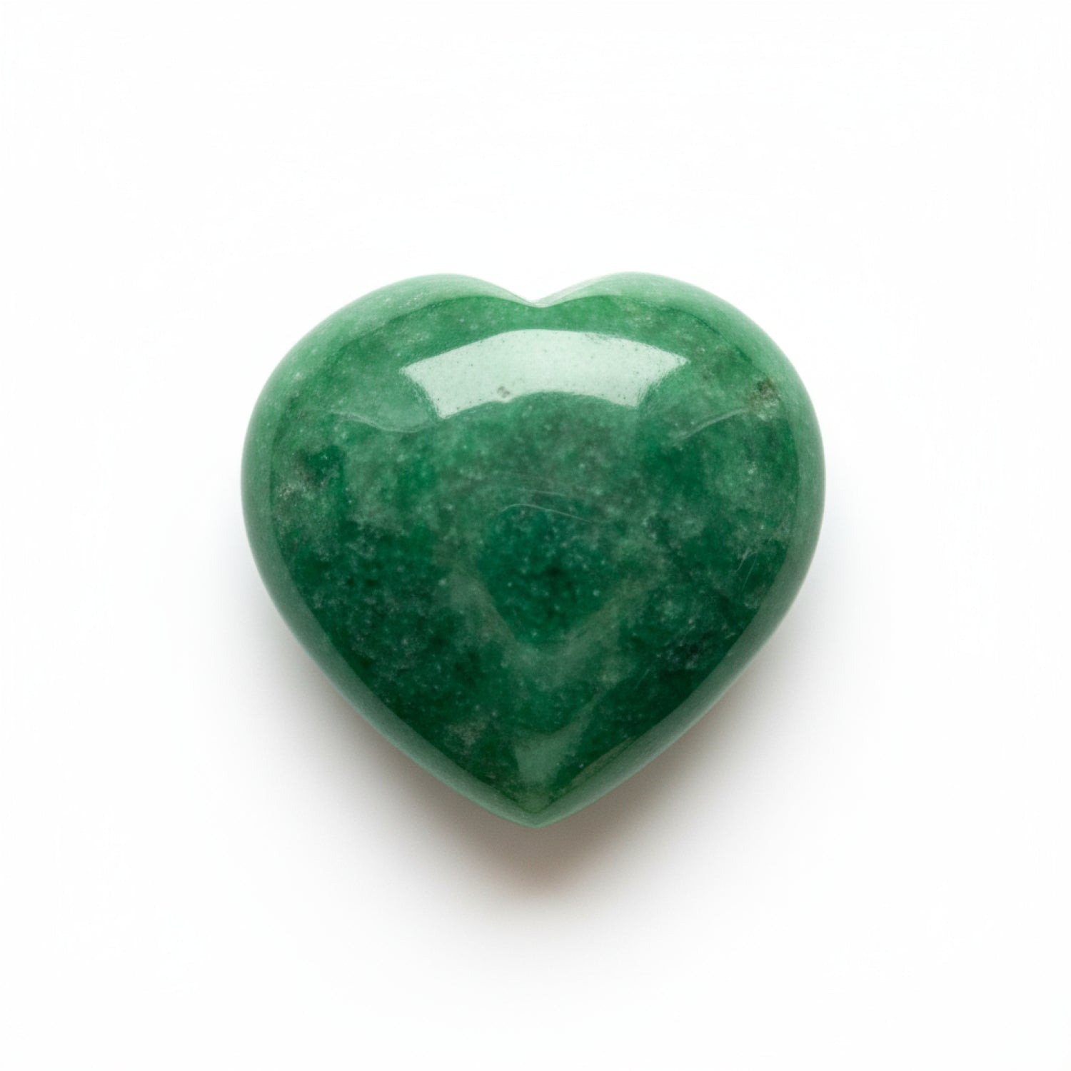 Green Jade 1PC Small 8x8 MM Heart Cabochon Green Fiery semi Precious Gems