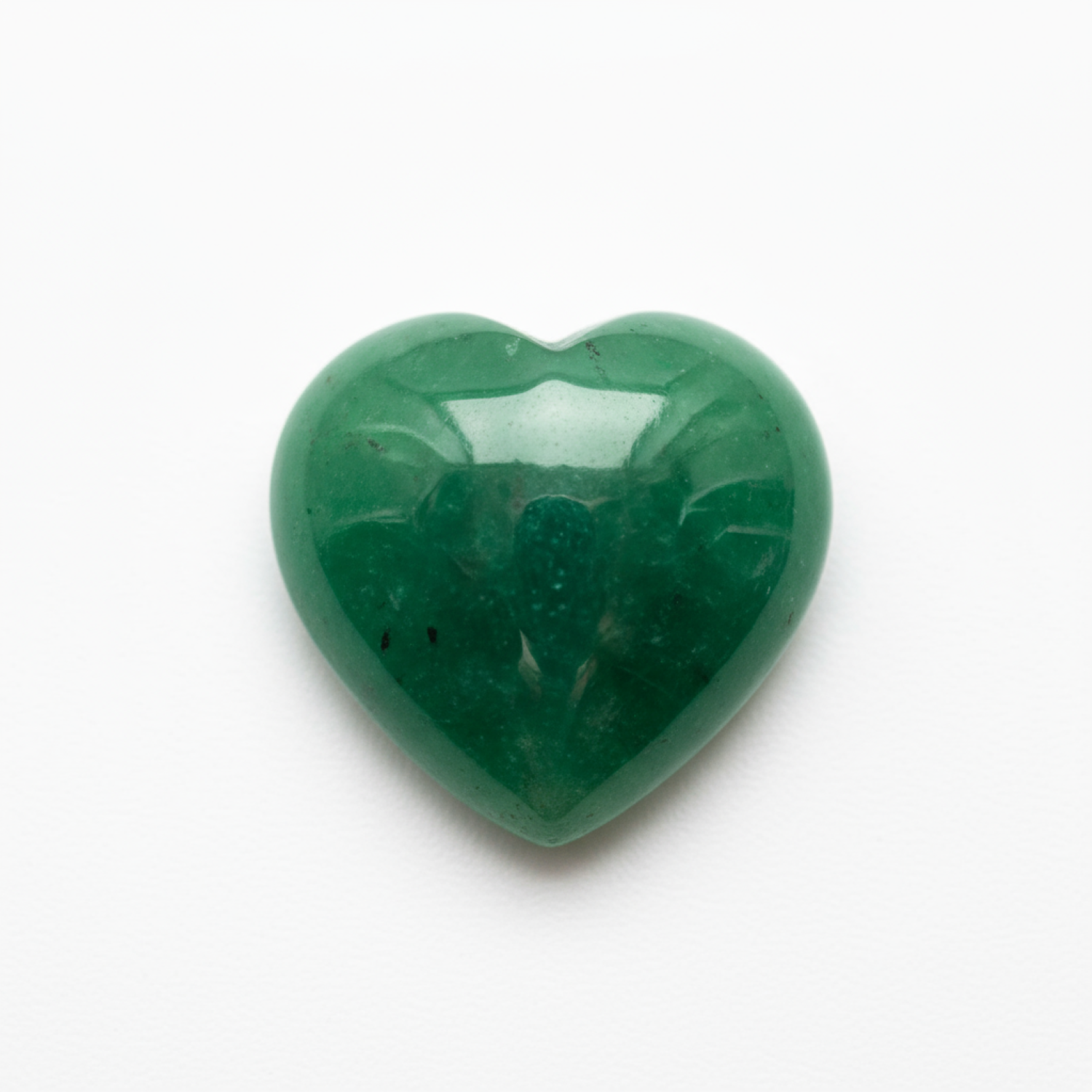 Green Jade 1PC Medium 9x9 MM Heart Cabochon Green Brilliant semi Precious Loose Gems Главное изображение товара