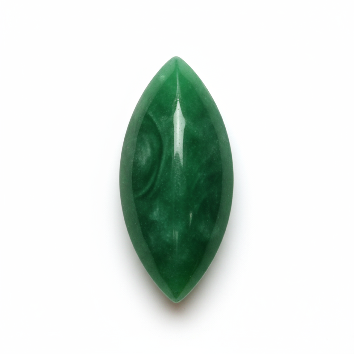 Green Jade 1PC Small 6x12 MM Marquise  Cabochon Green High-Quality semi Precious Precious Gemstone Sekundär produktbild