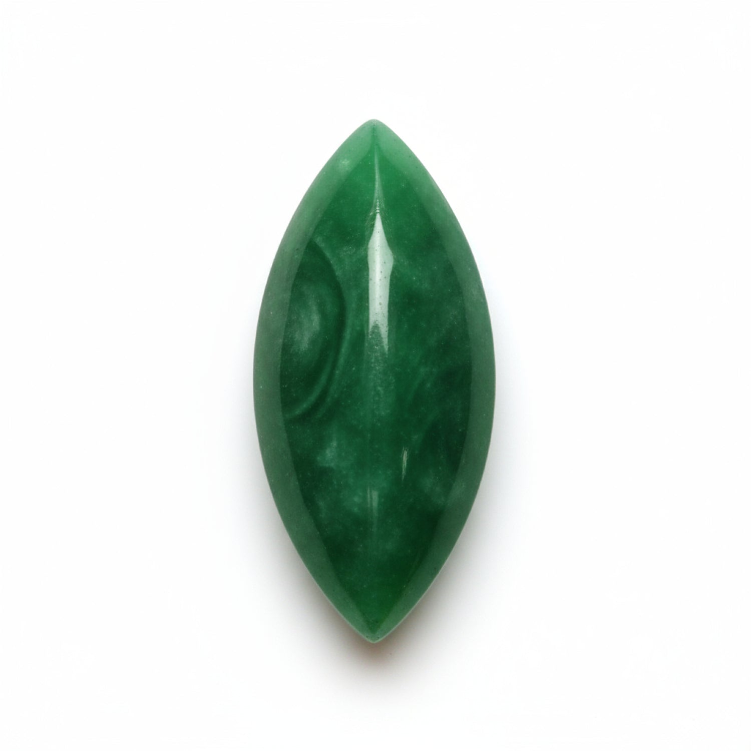 Green Jade 1PC Small 6x12 MM Marquise  Cabochon Green High-Quality semi Precious Precious Gemstone