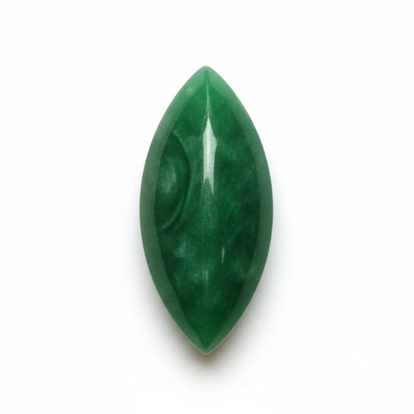 Green Jade 1PC Small 6x12 MM Marquise  Cabochon Green High-Quality semi Precious Precious Gemstone