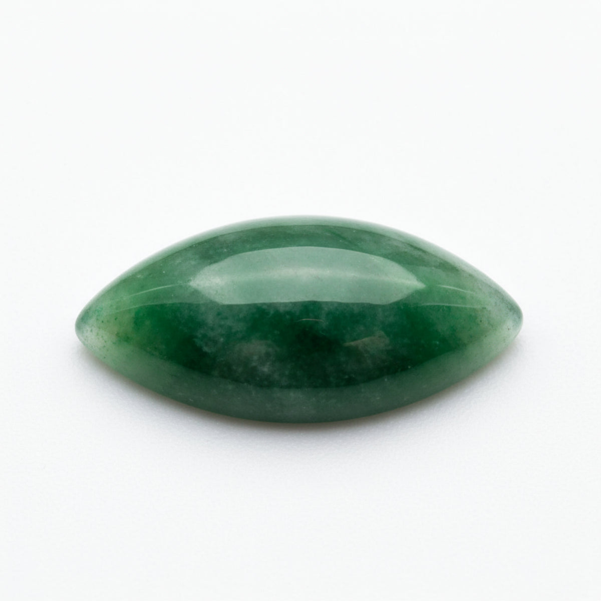 Green Jade 1PC Medium 7x14 MM Marquise  Cabochon Green Natural semi Precious Gems