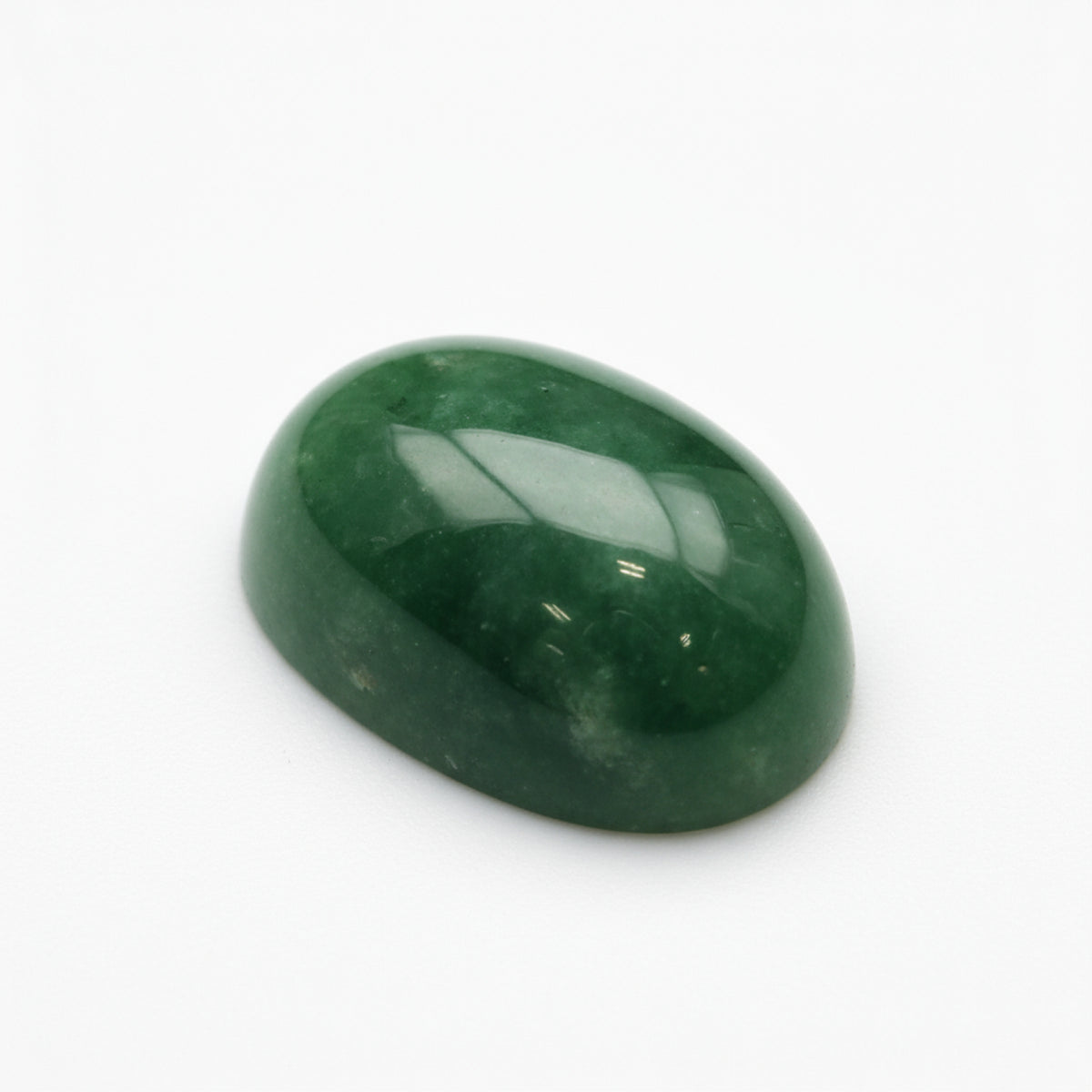 Grüner Jade 1PC Kleiner 6x9 MM Oval Cabochon Grün Herrlicher Halbedelstein Lose Edelstein