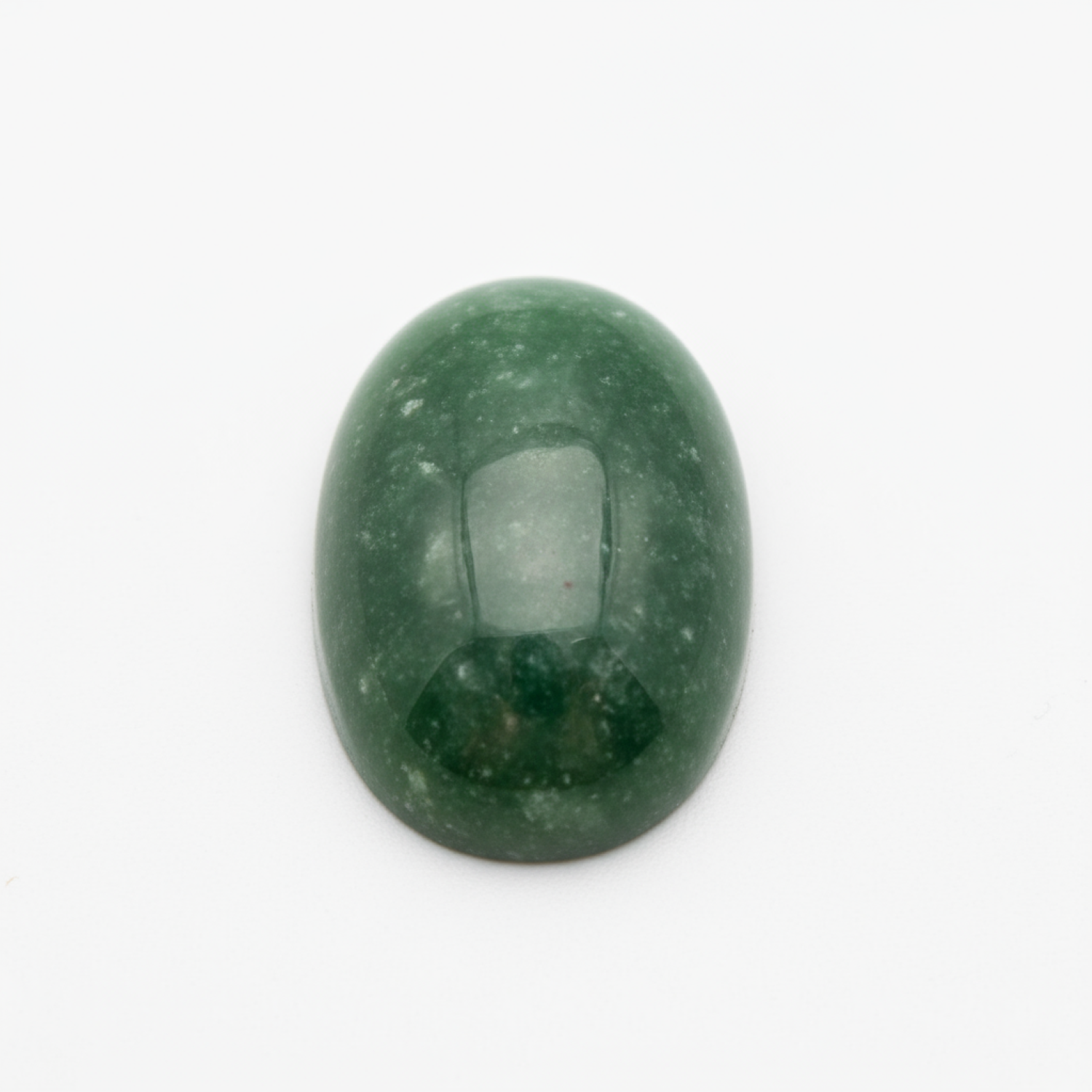 Green Jade 1PC Small 6x9 MM Oval Cabochon Green Splendid semi Precious Loose Gemstone Image secondaire du produit