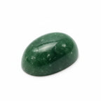 Green Jade 1PC Medium 7x10 MM Oval Cabochon Green Lustrous semi Precious Semi Precious Gemstone
