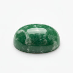 Green Jade 1PC Medium 8x10 MM Oval Cabochon Green Shine semi Precious Precious Gemstone