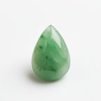 Green Jade 1PC Small 6x8 MM Pear Cabochon Green Fine semi Precious Gems