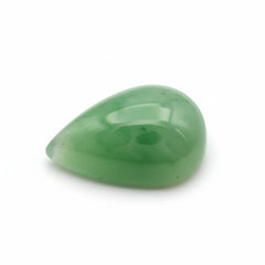 Green Jade 1PC Small 6x9 MM Pear Cabochon Green High-Quality semi Precious Loose Gems