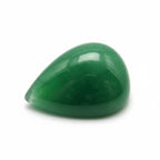 Green Jade 1PC Medium 8x10 MM Pear Cabochon Green Superior semi Precious Semi Precious Gemstone