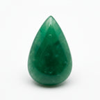 Green Jade 1PC Large 8x12 MM Pear Cabochon Green Fiery semi Precious Gems
