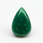 Green Jade 1PC Large 9x11 MM Pear Cabochon Green Pure semi Precious Precious Gemstone