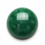Green Jade 1PC Large 10x10 MM Round Cabochon Green Brilliant semi Precious Loose Gems