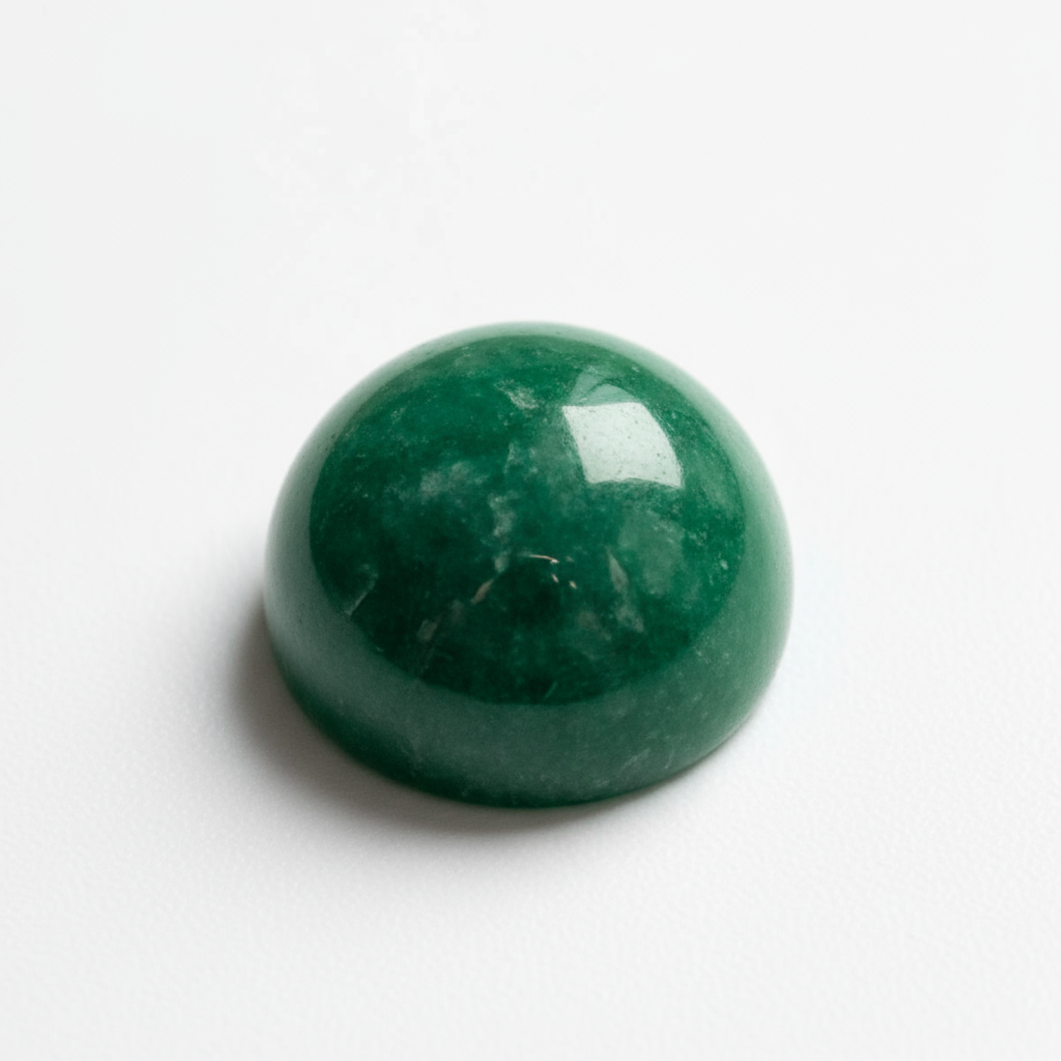 Green Jade 1PC Medium 9x9 MM Round Cabochon Green Fiery semi Precious Gems Hoofdafbeelding