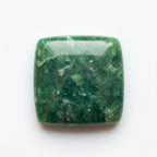 Green Jade 1PC Medium 9x9 MM Square Cabochon Green Genuine semi Precious Precious Gemstone