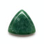 Green Jade 1PC Large 10x10 MM Triangle Cabochon Green Shine semi Precious Loose Gemstones
