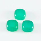 Green Onyx 1PC Small 7x7 MM Cushion Cabochon Green Superior semi Precious Gems